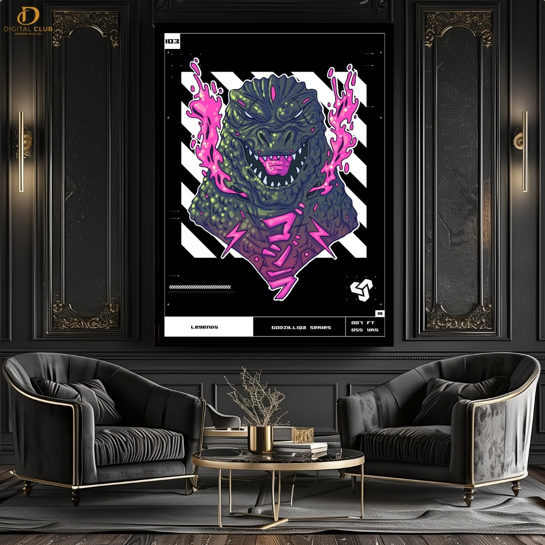 Godzilla NFT 01 - Premium Wall Art