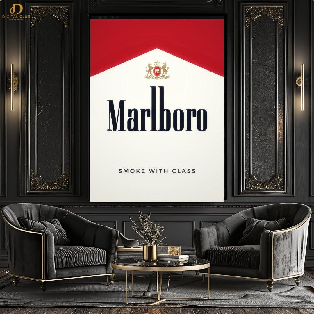 Marlbaro Cigarette - Premium Wall Art