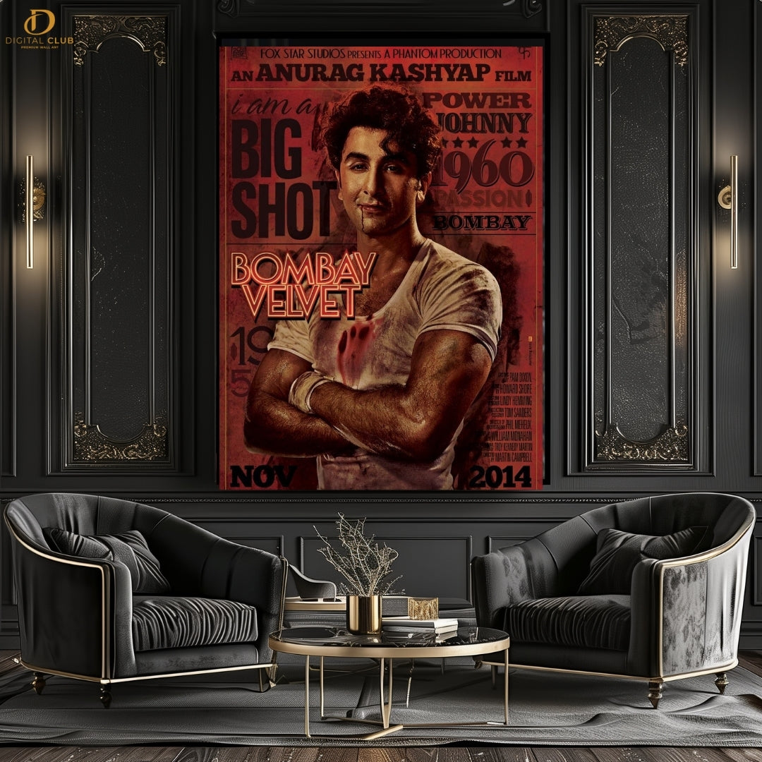 Ranbir Kapoor - Bombay Velvet - Premium Wall Art