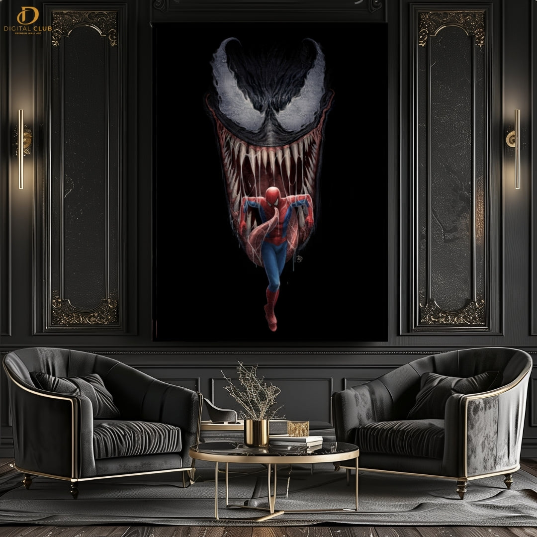 Spider Man x Venom - Premium Wall Art