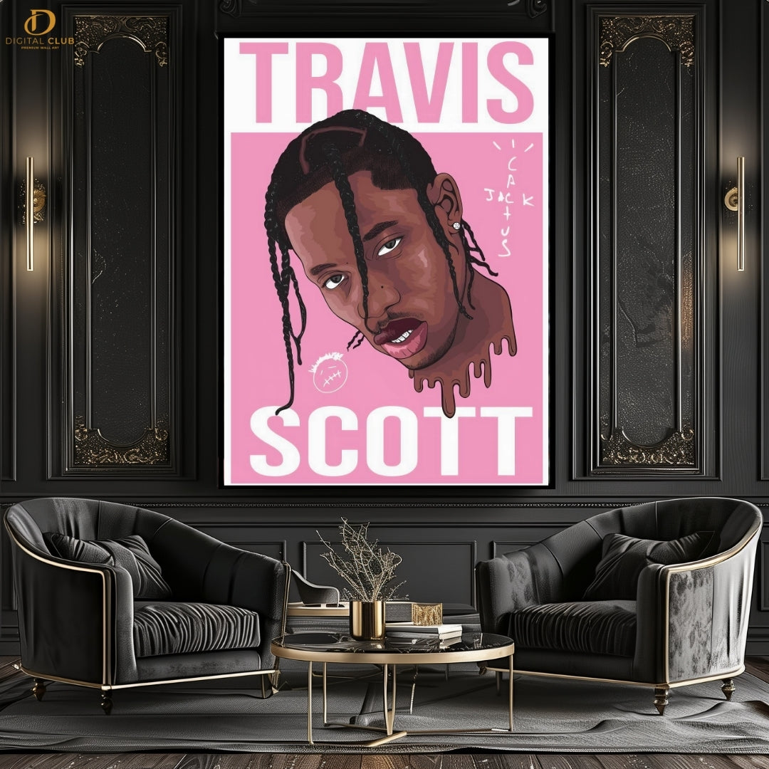 Travis Scott - Music- Premium Wall Art