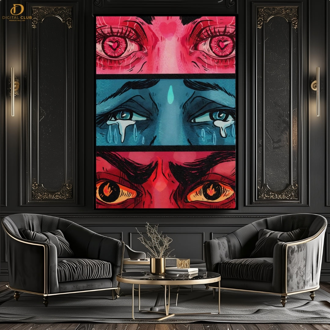 Emotions Eyes - Premium Wall Art