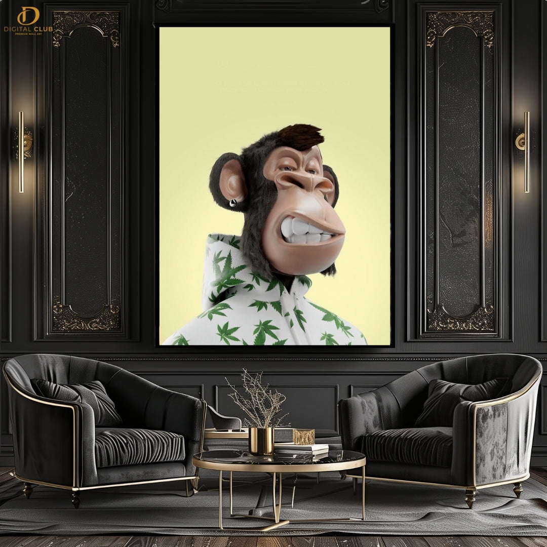 Ape Weed NFT - Premium Wall Art