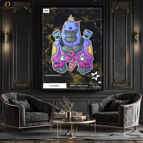 Ape NFT 01- Premium Wall Art