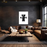 Kaws Figurine Sitting Premium Wall Art