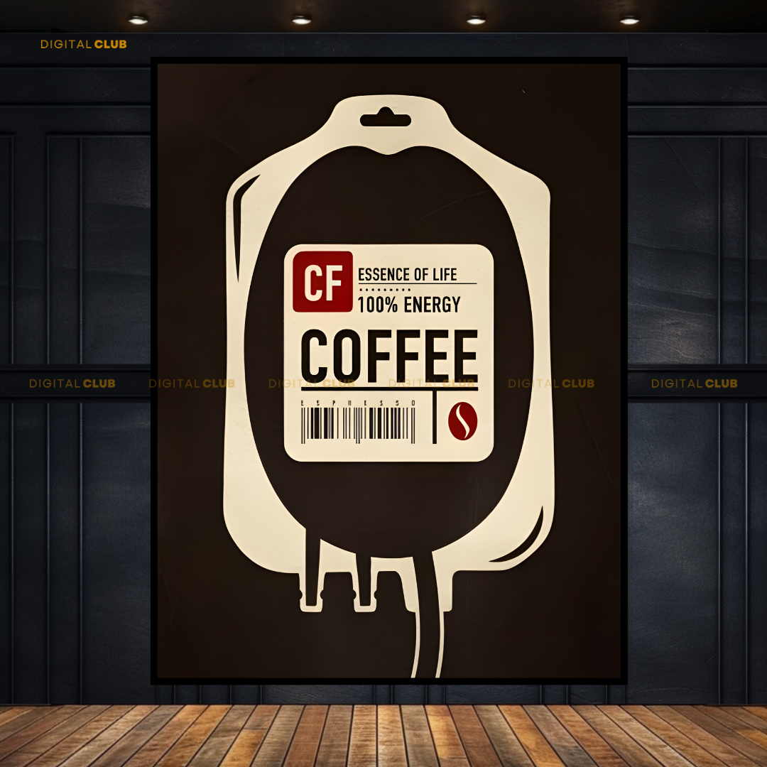 Coffee Drip - Artwork - Premium Wall Art