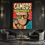 Stan Lee-Cameos No More- Premium Wall Art