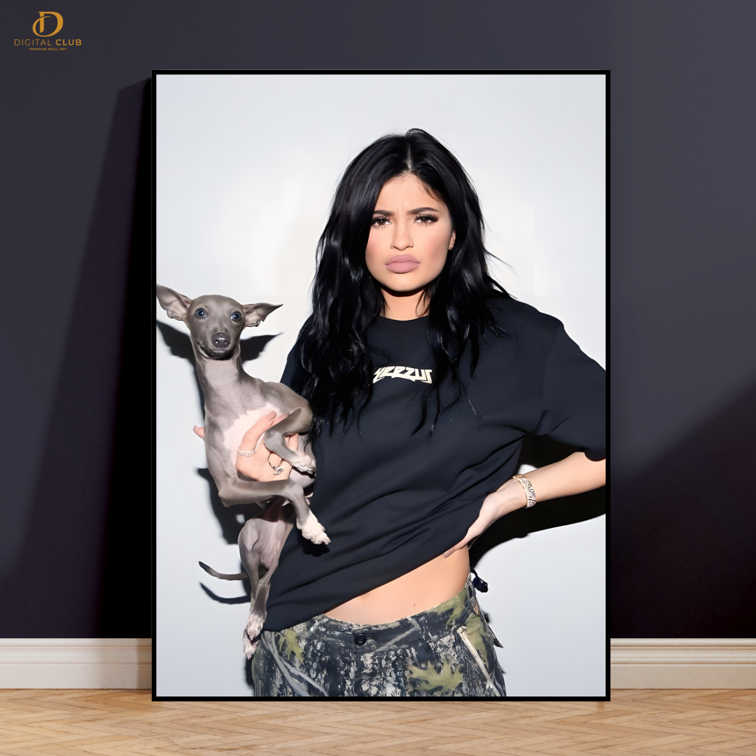 Kylie Jenner 5 - Celebrity - Premium Wall Art