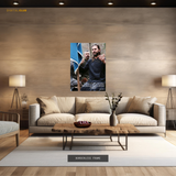 Ertugrul Praying Artwork Premium Wall Art