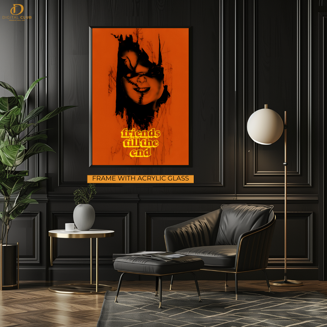 Friends Till The End  - Chucky - Premium Wall Art