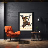 Louis Vuitton x Mario - Luxury Brand - Premium Wall Art