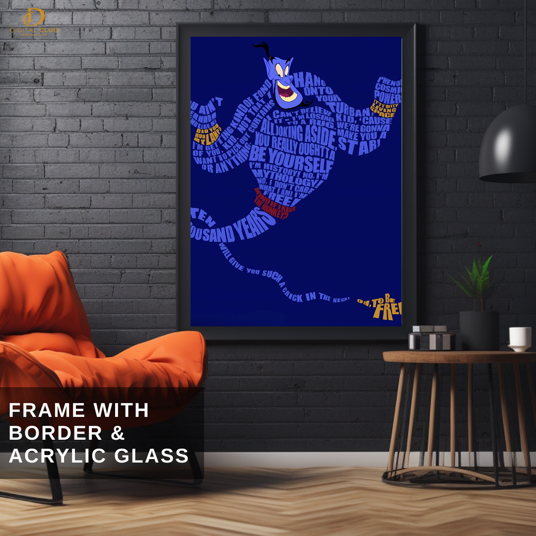 Genie - Disney - Premium Wall Art