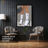 Black Heels - Fashion & Style - Premium Wall Art