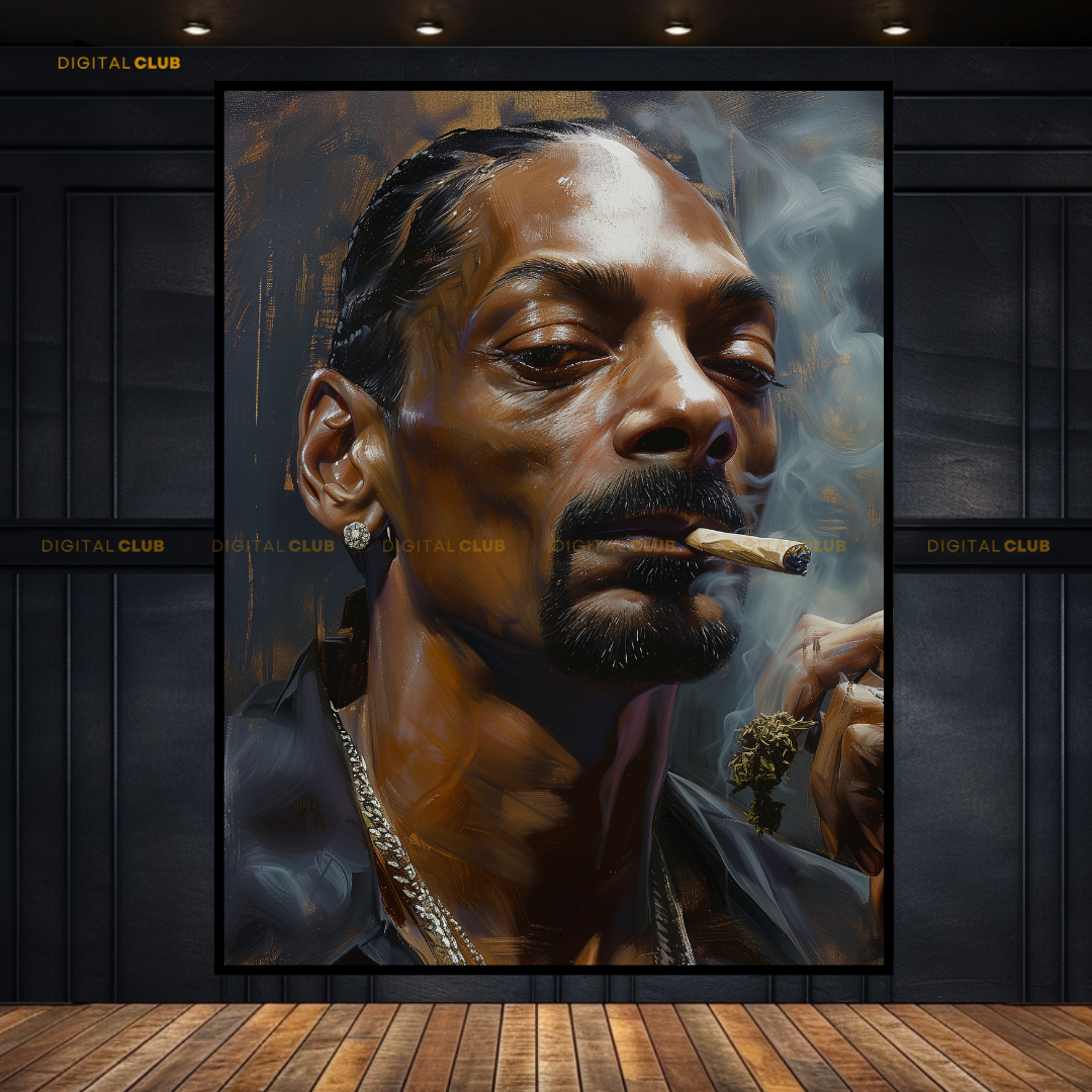 Snoop Dogg Rapper Premium Wall Art