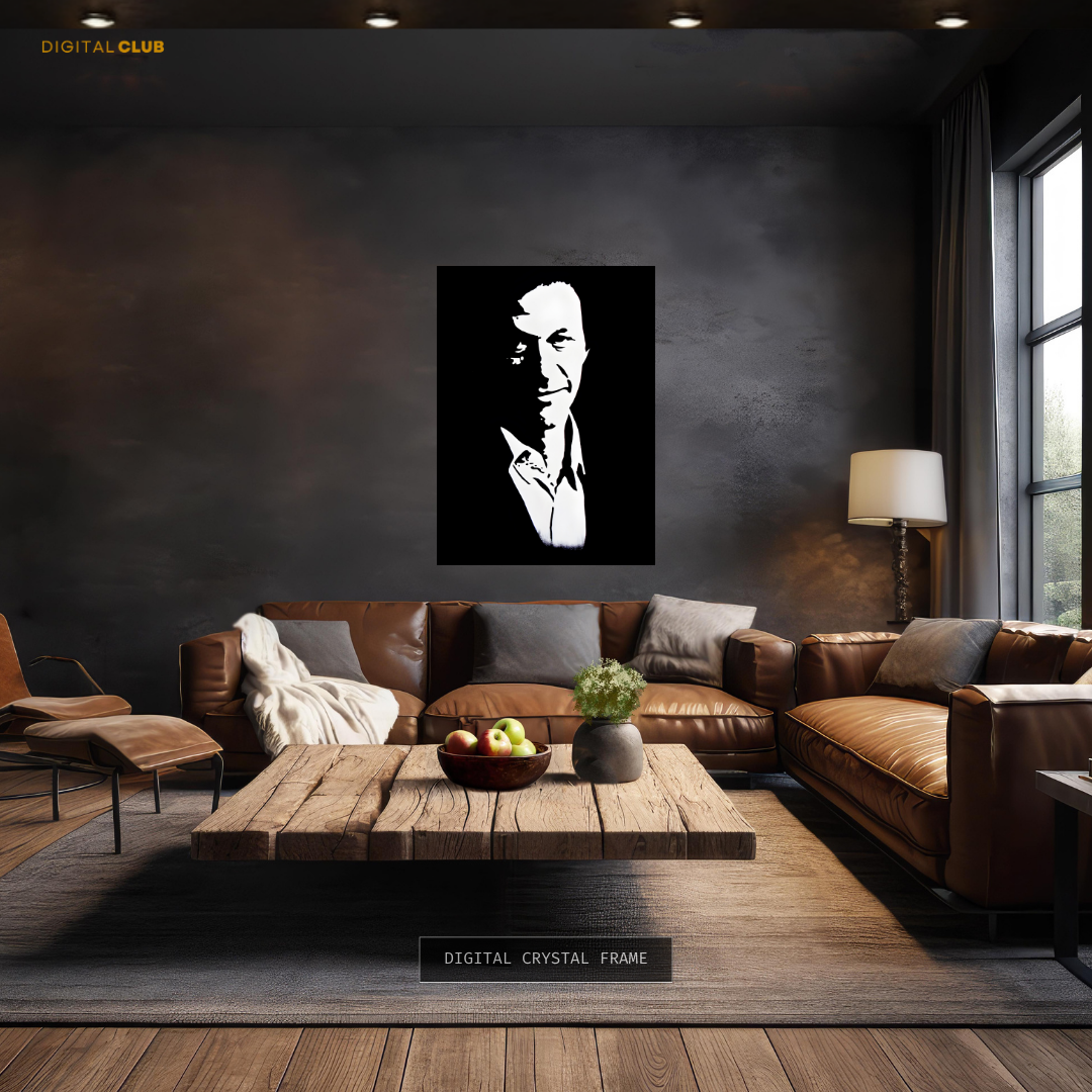 Imran Khan Murshad B&W PTI 2 Premium Wall Art