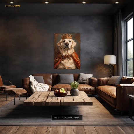 Royal DOG Artwork - Animal & Wildlife Premium Wall Art