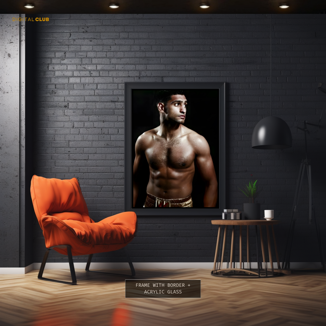 Amir Khan Boxing Premium Wall Art