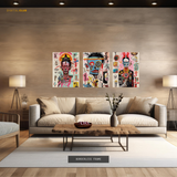 Abstract Artwork - 3 Panel Wall Art