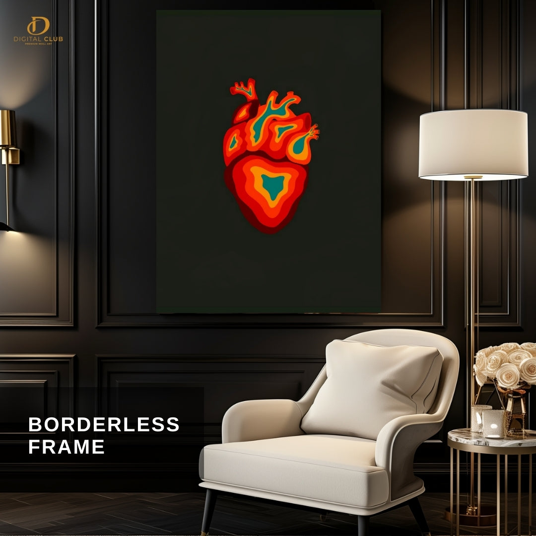 Heart Graphic - Premium Wall Art