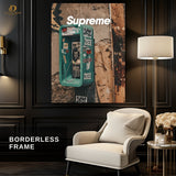 Supreme Phone Vintage - Premium Wall Art