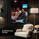 Messi X Ronaldo - Football - Premium Wall Art