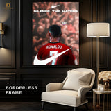 Ronaldo Quote- Football - Premium Wall Art