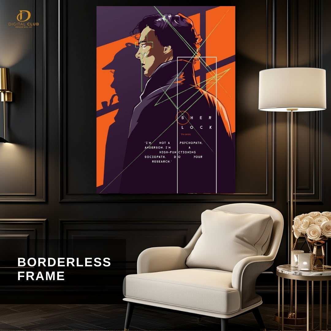 Sherlock Poster - Movie- Premium Wall Art