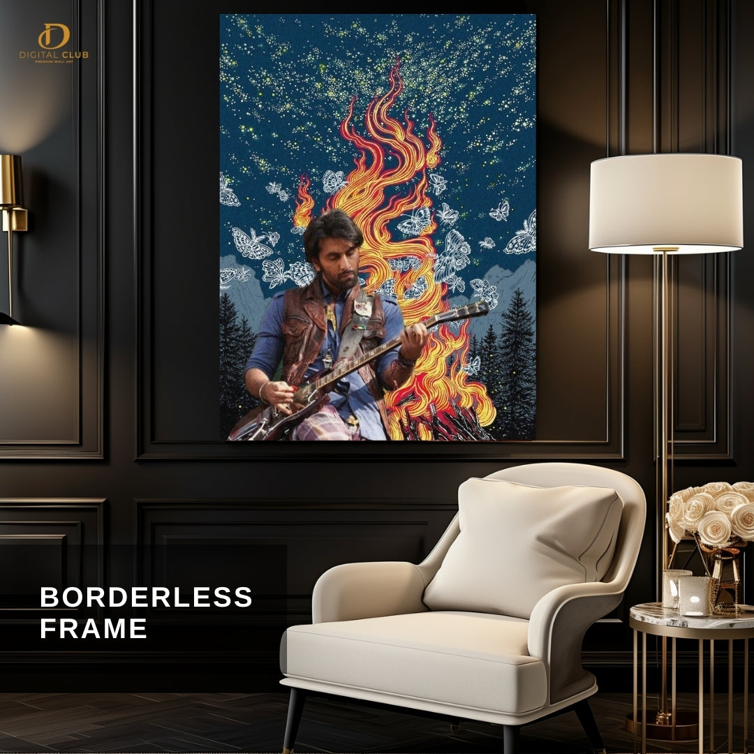 ROCKSTAR- Ranbir Kapoor  - Premium Wall Art