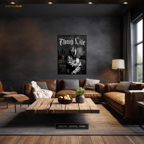 Tupac - Thug Life - Premium Wall Art