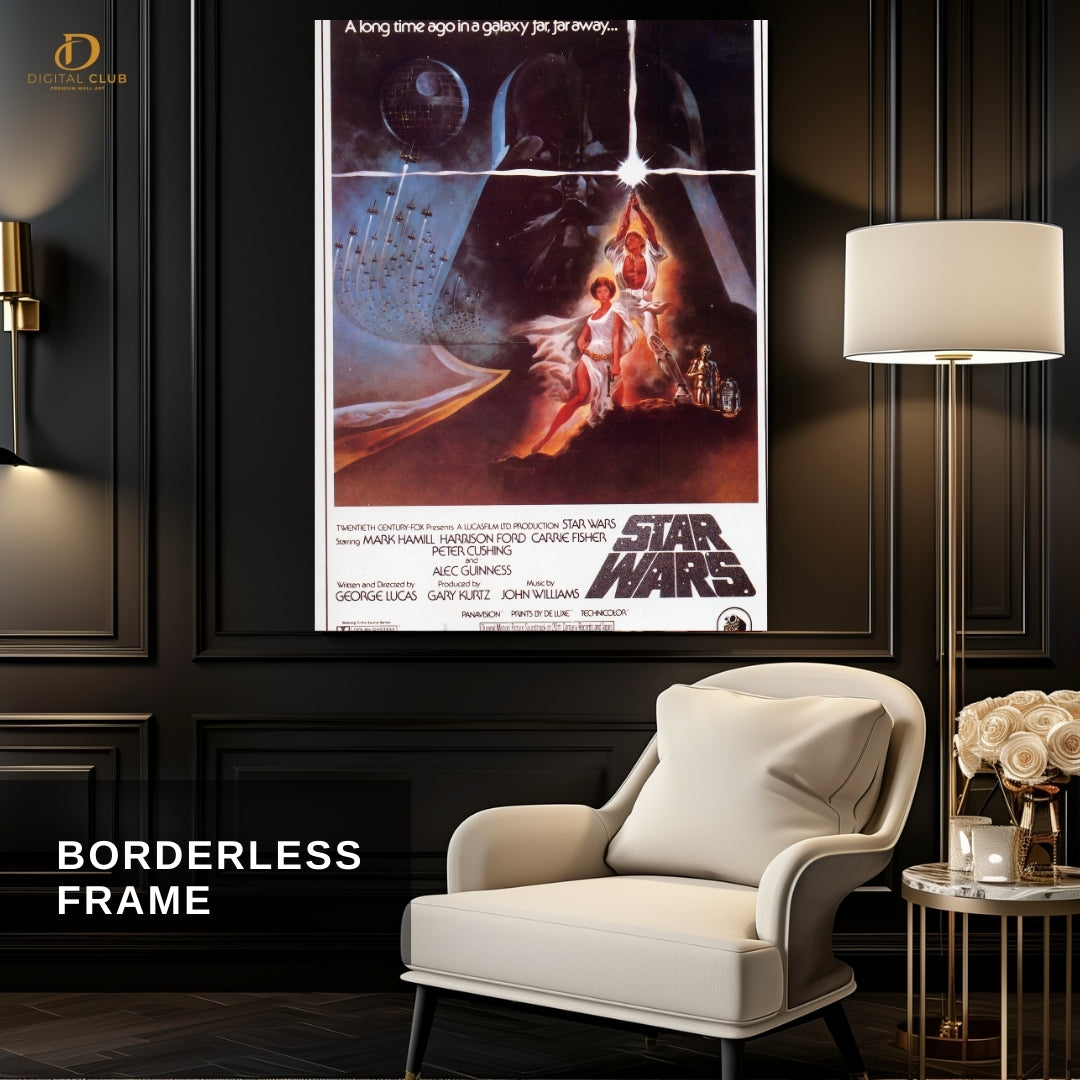 Star Wars- Movie Poster - Premium Wall Art`