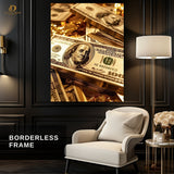 Gold Dollars-Premium Wall Art