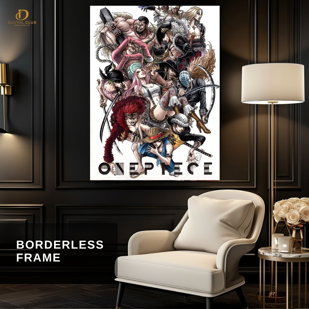 One Piece Realistic Art - ANIME - Premium Wall Art