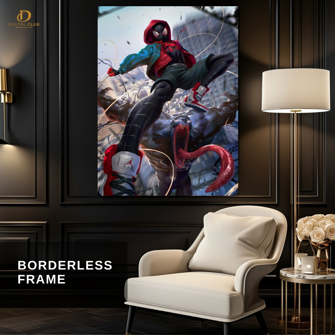 Spider Man Miles Morales - Premium Wall Art