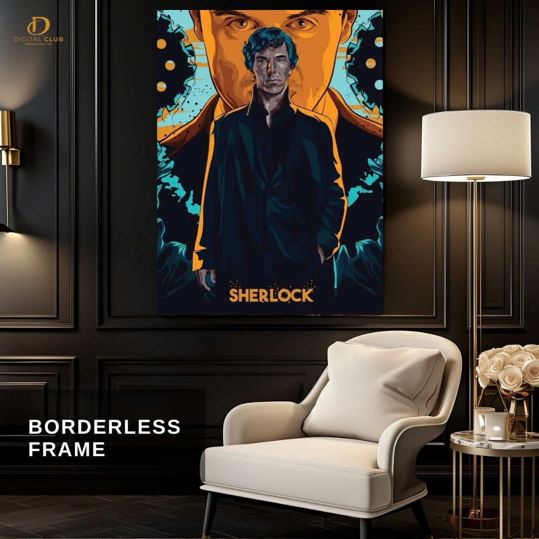 Sherlock 02 Poster - Movie- Premium Wall Art