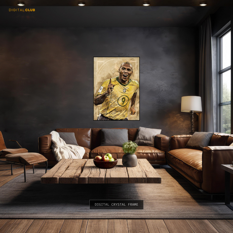 Ronaldo 9 - Football - Premium Wall Art