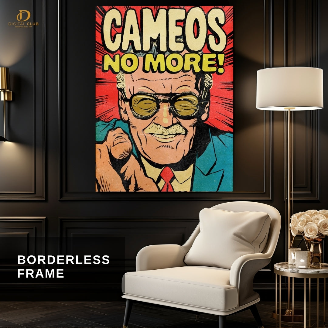 Stan Lee-Cameos No More- Premium Wall Art