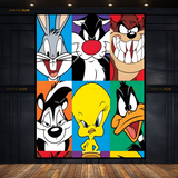 Looney Tunes Characters WB Premium Wall Art