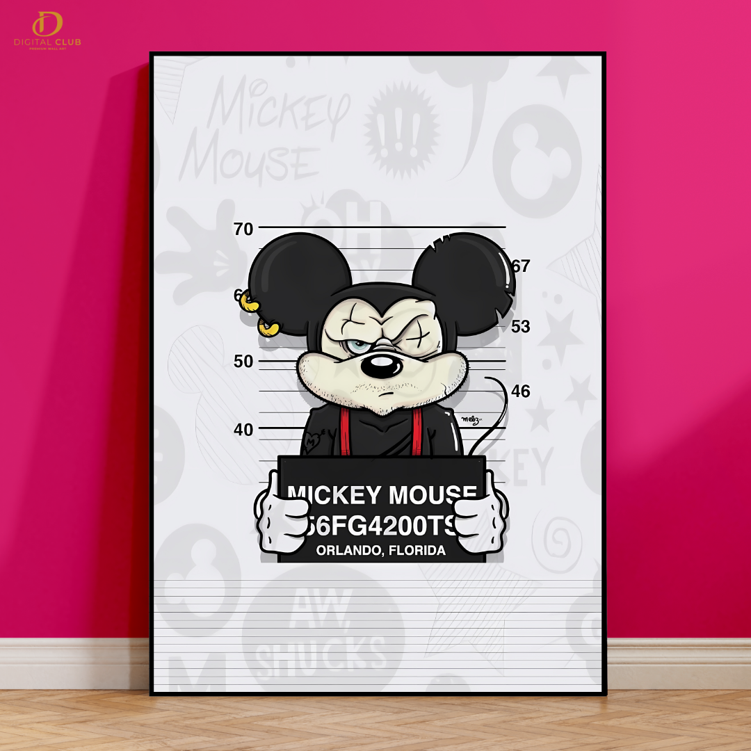 Mickey Mouse - Disney - Premium Wall Art