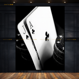 Texas Holdem Poker Premium Wall Art