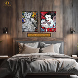 Snow White POP ART - 2 Panel Wall Art