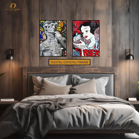 Snow White POP ART - 2 Panel Wall Art