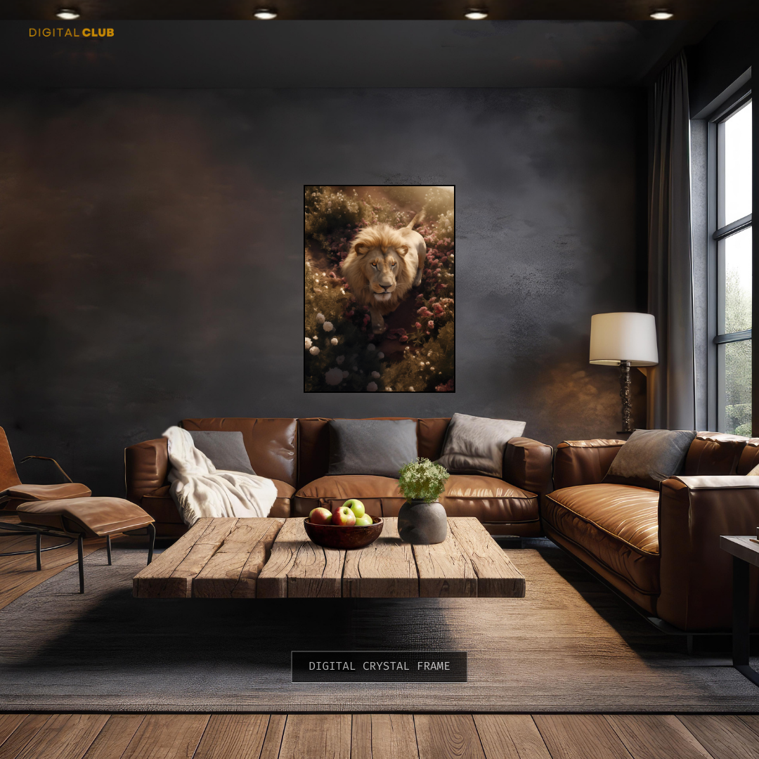 Lion AI Artwork - Animal & Wildlife Premium Wall Art