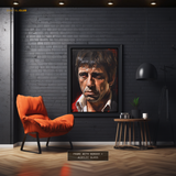 Tony Montana Scarface Premium Wall Art