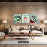 Monopoly Quote Artwork 1 - 3 Panel Wall Art