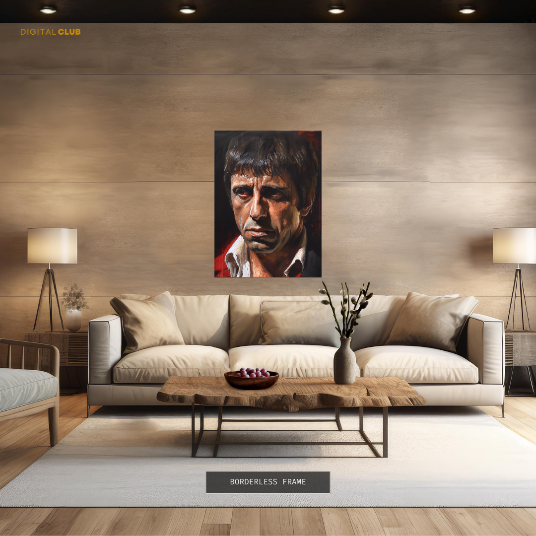 Tony Montana Scarface Premium Wall Art