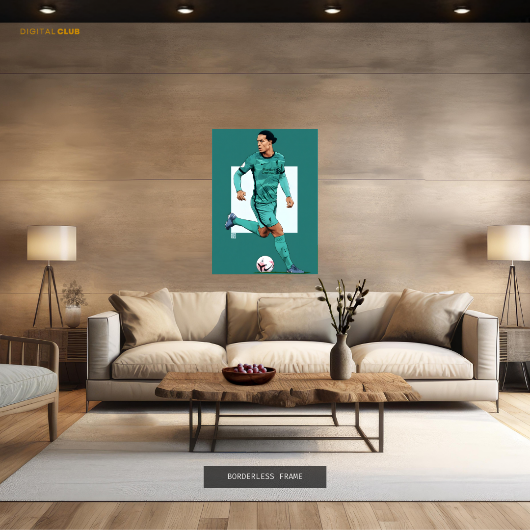 Virgil van Dijk - Football - Premium Wall Art