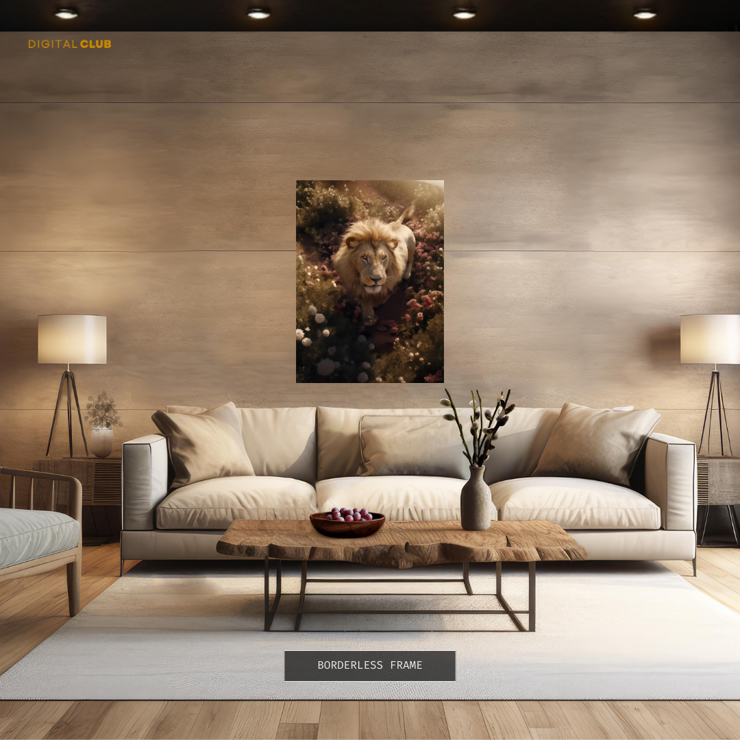 Lion AI Artwork - Animal & Wildlife Premium Wall Art