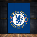 Chelsea FC - Logo Artwork - Premium Wall Art