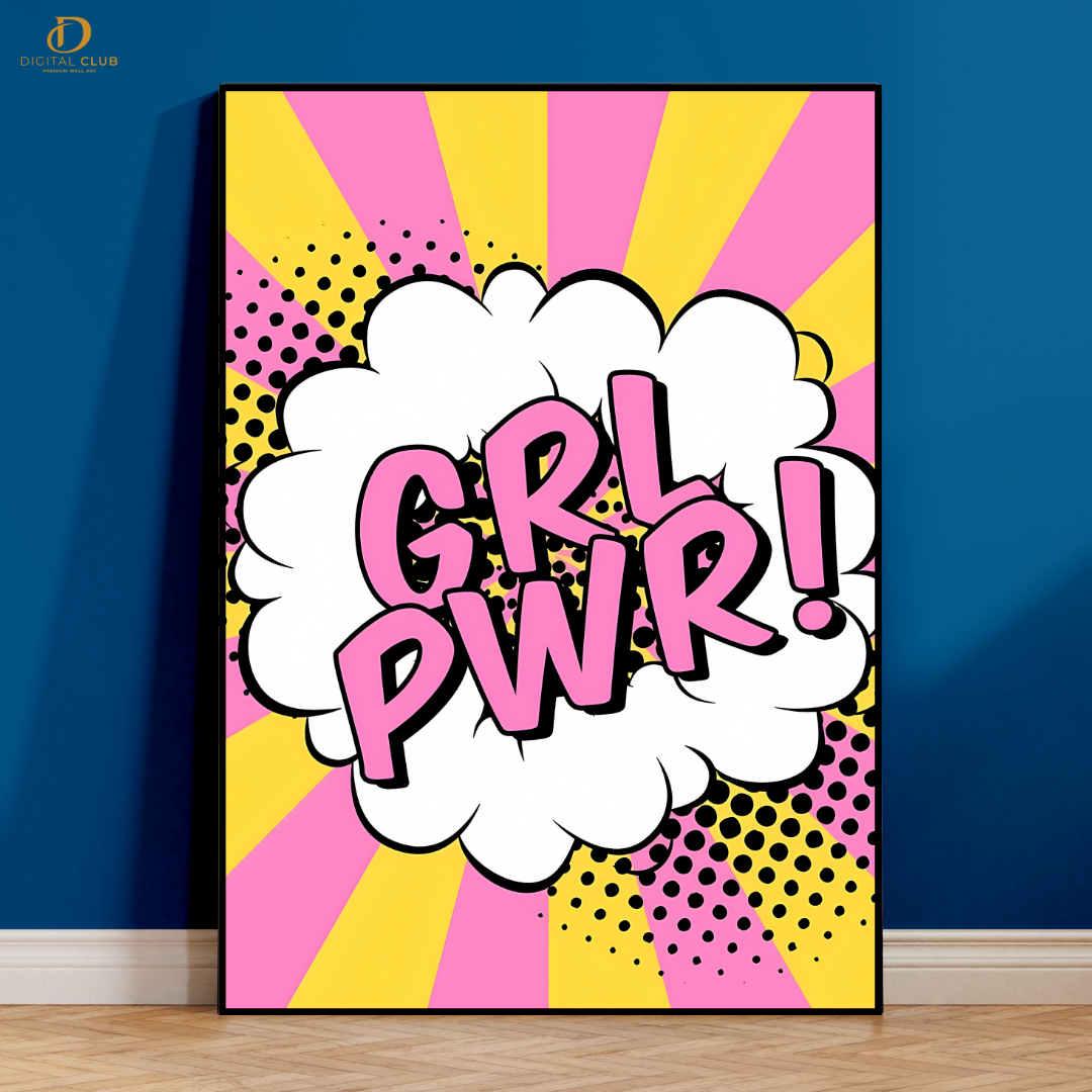 Girl Power - Trendy - Premium Wall Art