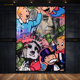 Tin Tin - Pop ART - Premium Wall Art